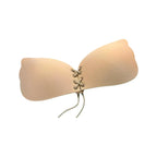FawaQa Butterfly Strapless Bra | Silicon Self Sticky Invisible Bra with Drawstring for Women - FawaQa