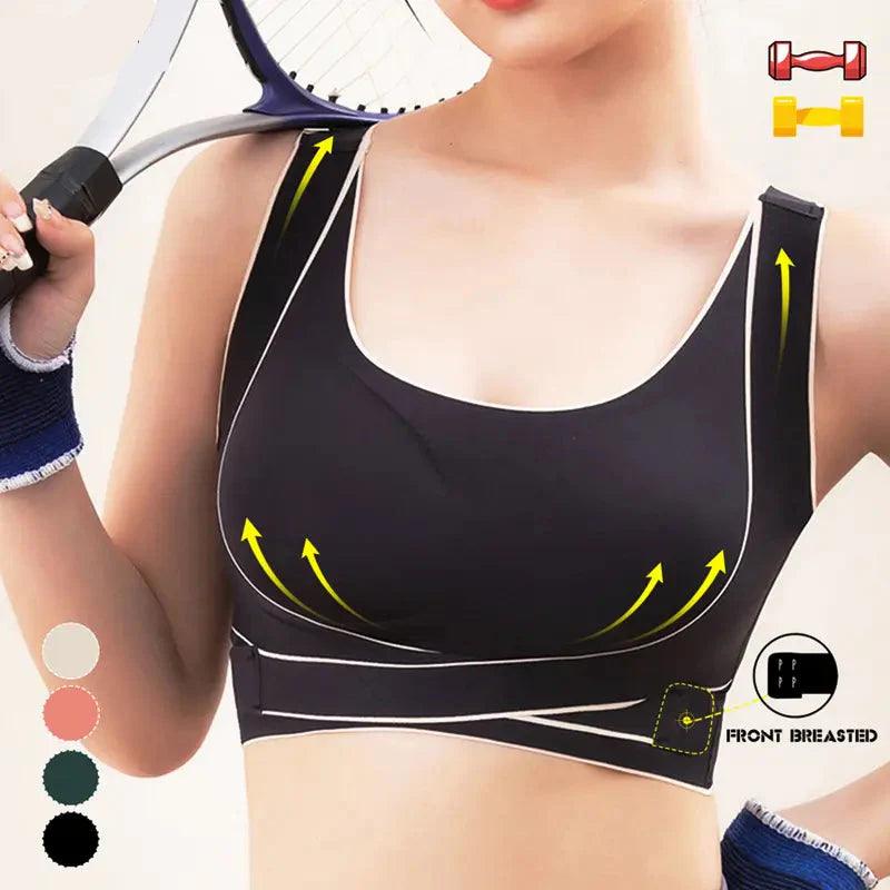 FawaQa | Side Buckle Front Cross Comfy Curve Pushup Bra