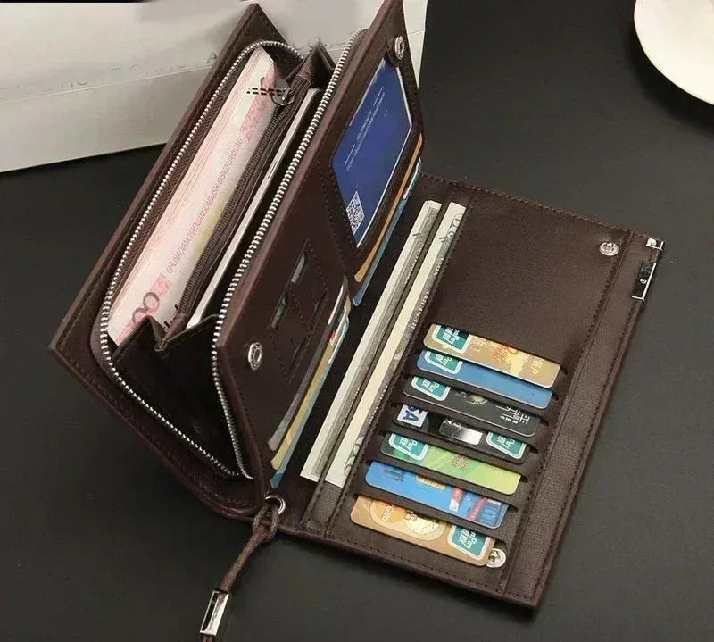 Baellerry Long Zipper Wallet | Phone Money Bag Clutch Women Wallet - FawaQa