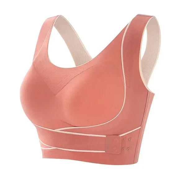 FawaQa | Side Buckle Front Cross Comfy Curve Pushup Bra