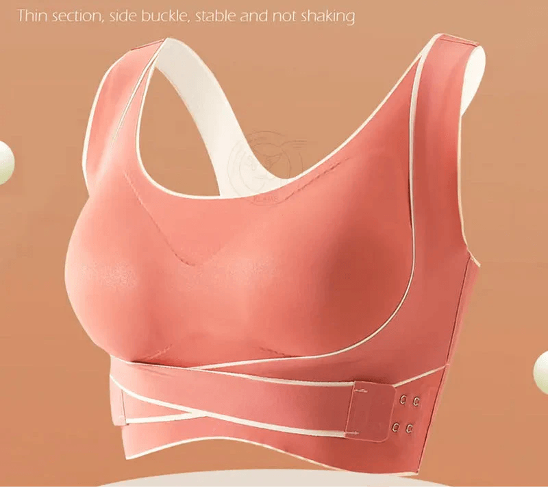 FawaQa | Side Buckle Front Cross Comfy Curve Pushup Bra