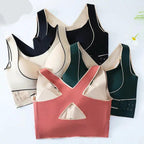 FawaQa | Side Buckle Front Cross Comfy Curve Pushup Bra