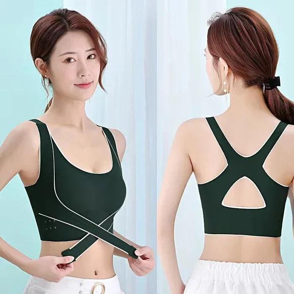 FawaQa | Side Buckle Front Cross Comfy Curve Pushup Bra