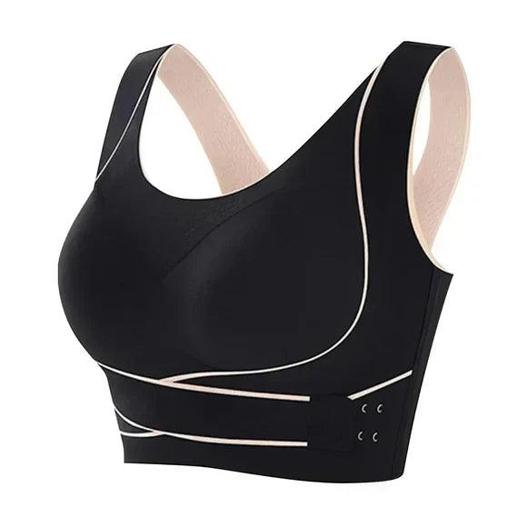 FawaQa | Side Buckle Front Cross Comfy Curve Pushup Bra