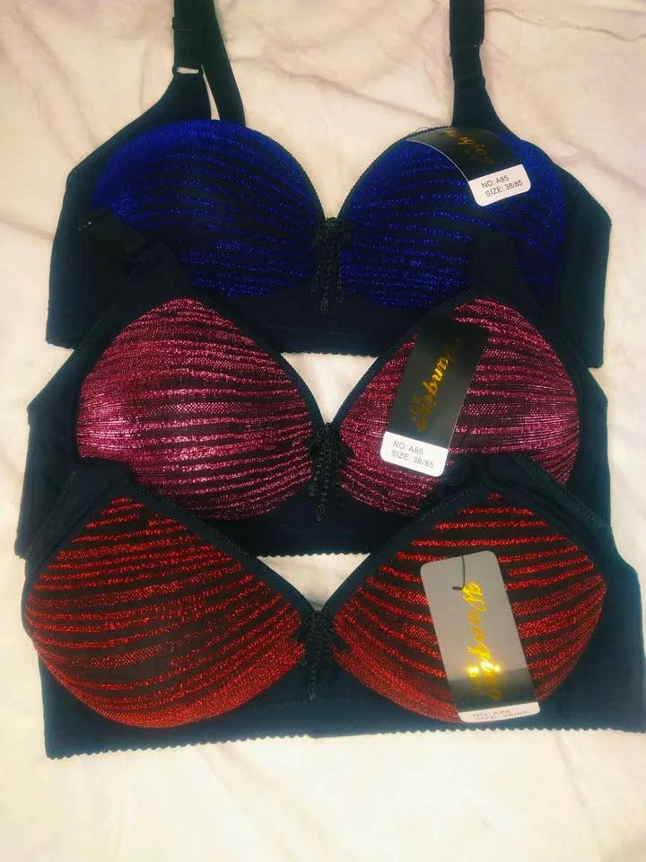 FawaQa | Metallic Glittery Moonlight Padded Pushup Bra