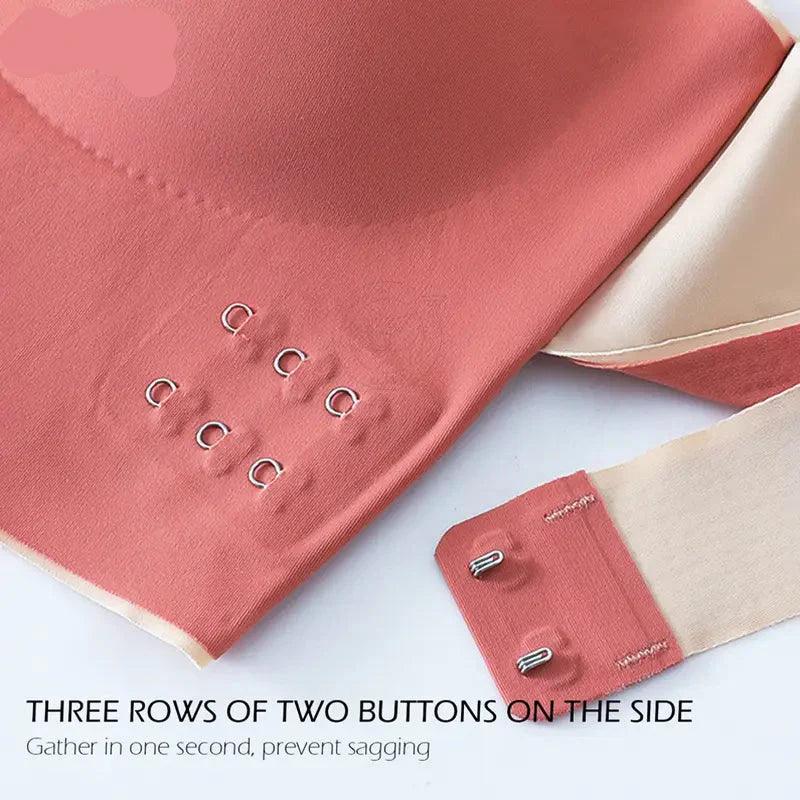FawaQa | Side Buckle Front Cross Comfy Curve Pushup Bra