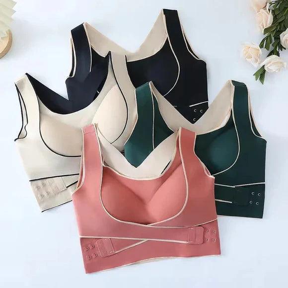 FawaQa | Side Buckle Front Cross Comfy Curve Pushup Bra