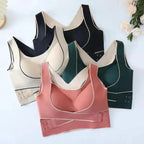 FawaQa | Side Buckle Front Cross Comfy Curve Pushup Bra