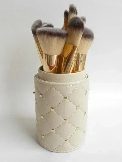 FawaQa Couture 12 Piece Brush Set - Branded Cosmetics - Studded Box - FawaQa