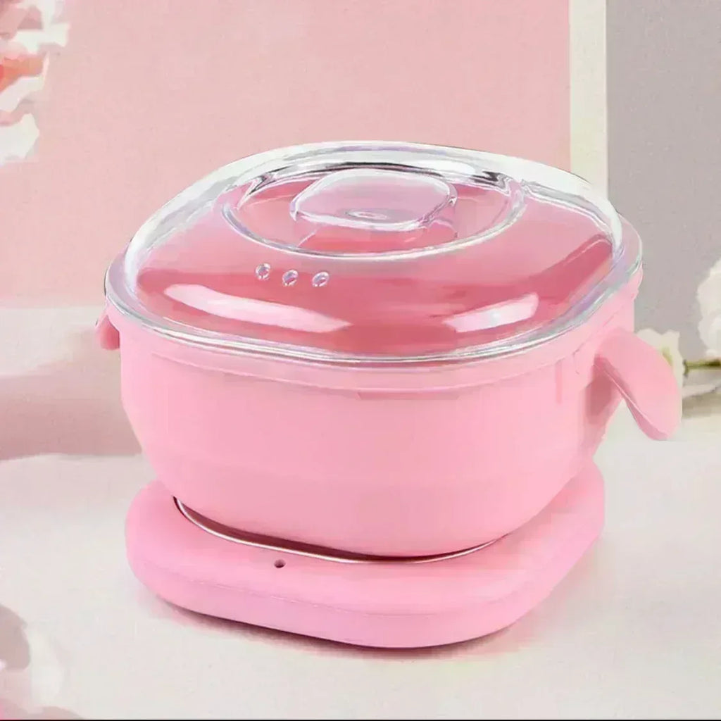 FawaQa | Portable Silicone Wax Bean Warmer, Hair Removal Wax Machine | With 100g Wax Bean Free - FawaQa