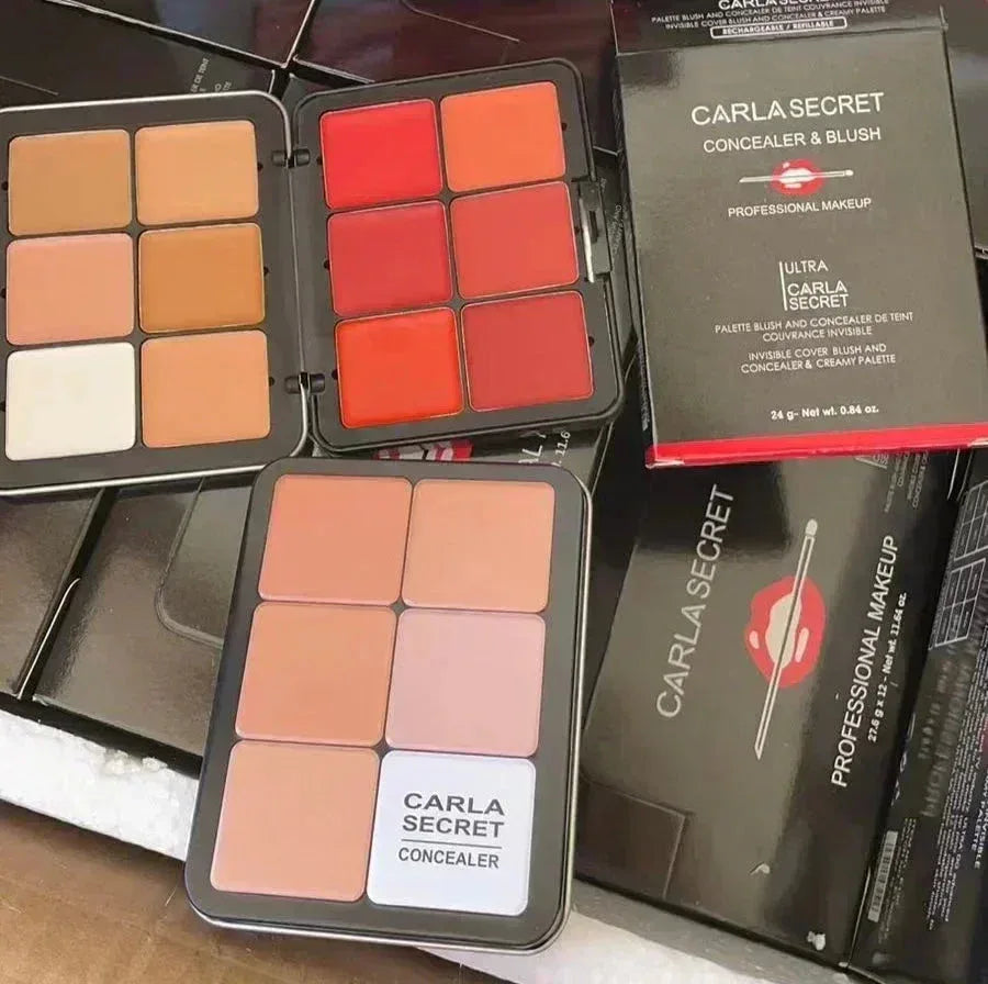 FawaQa | Carla Secret 12 in 1 Cream Blush Palette - FawaQa