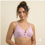 FawaQa | Daily Wear Plain Jersey Cottton Bra - Plus Size