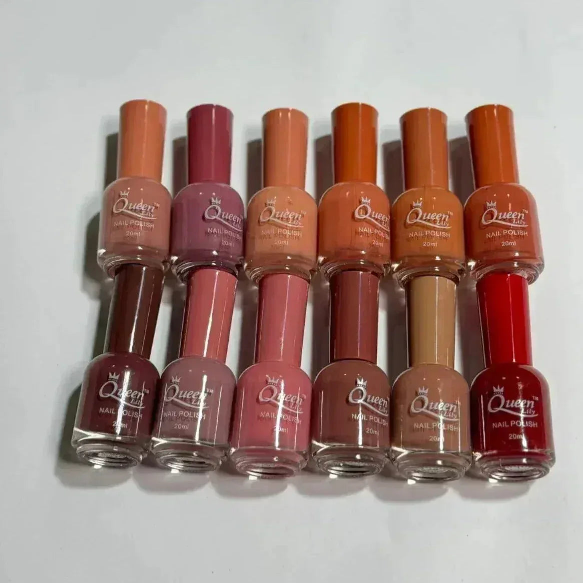 FawaQa | Queen Lily Nail Polish 12 Pcs Set - 20ml Each - FawaQa