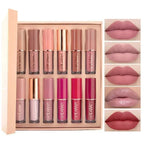 FawaQa | Super Glossy 12-Piece Lip Set | Vibrant Colors and Smooth Finish - FawaQa