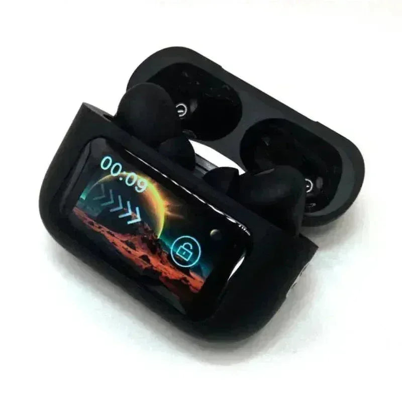 ANC/ENC A9 Airpods Touch Screen Wireless Pro Earbuds - FawaQa