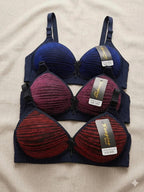 FawaQa | Metallic Glittery Moonlight Padded Pushup Bra