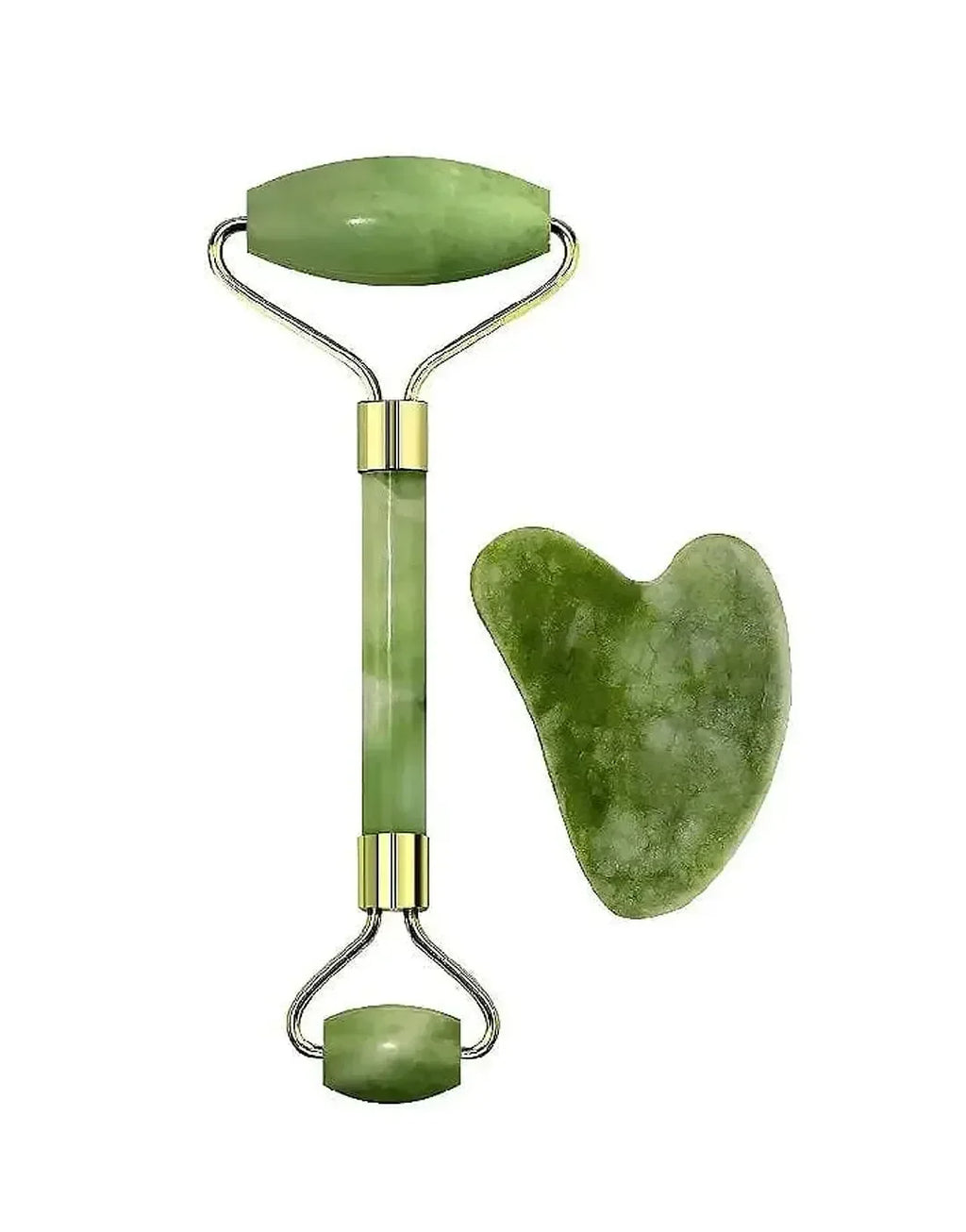 Flawless Jade Roller with Marble Stone Facial Massager for Skin Care & Glow - FawaQa