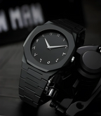 FawaQa | Black Arabic Aura Premium Wristwatch - FawaQa