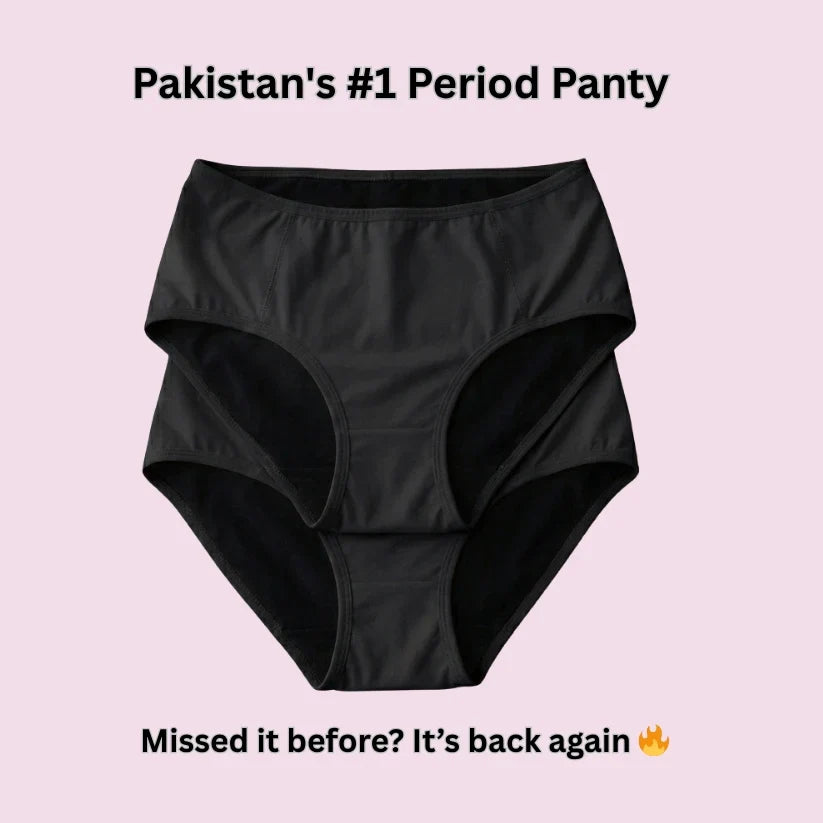 FawaQa | 4 Layered Leak Proof Period Panty for Heavy Flow