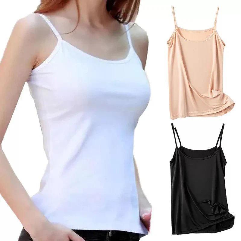 FawaQa | Plain Camisole - Ladies Soft Cotton And Flexible Stuff Slip