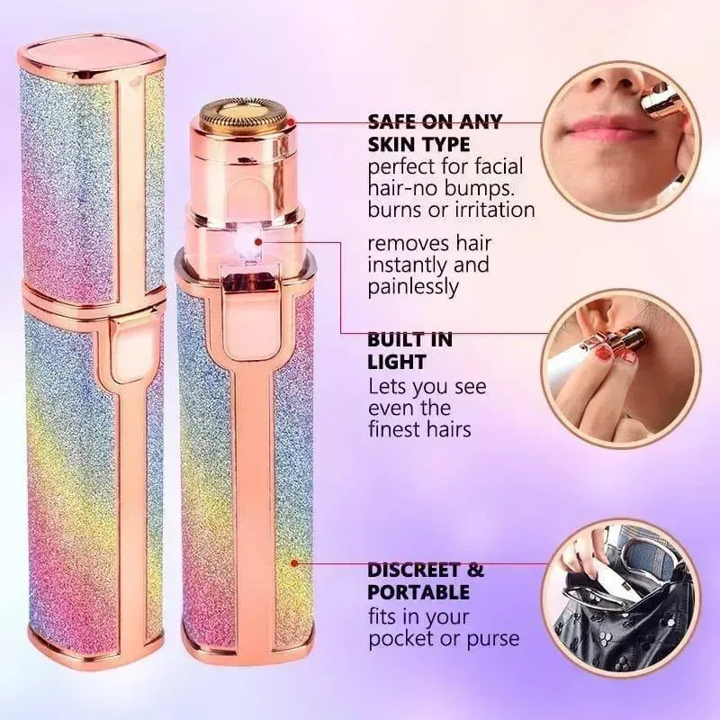 2 In 1 Flawless Facial & Eyebrow Hair Remover - FawaQa